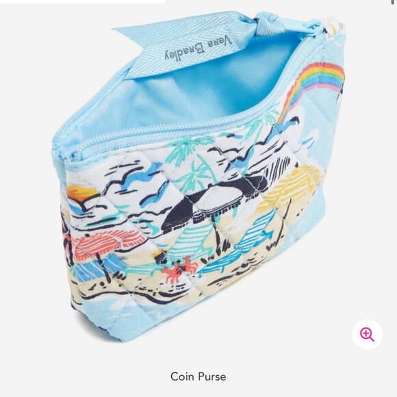 Vera Bradley Coin Purse Beach Treasures NWT - Picture 2 of 4